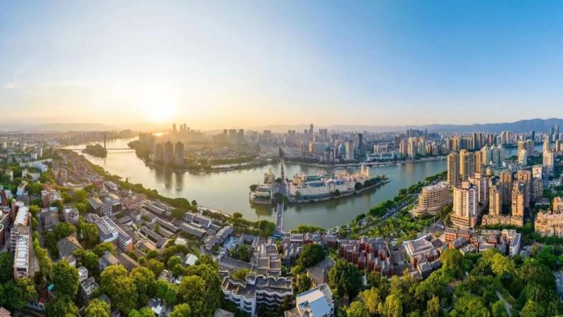 Th&agrave;nh phố Ph&uacute;c Kiến Trung Quốc với vị tr&iacute; trung chuyển quan trọng