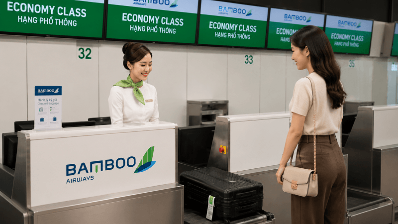 Ký gửi hành lý hãng Bamboo Airways