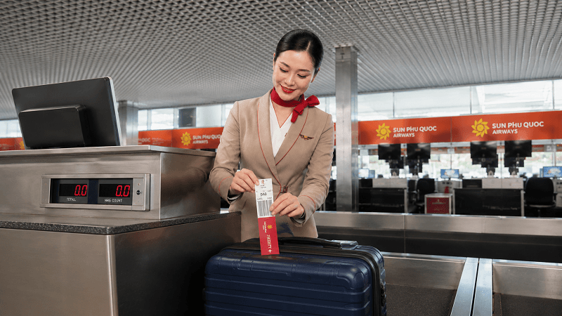 Ký gửi hành lý Sun PhuQuoc Airways