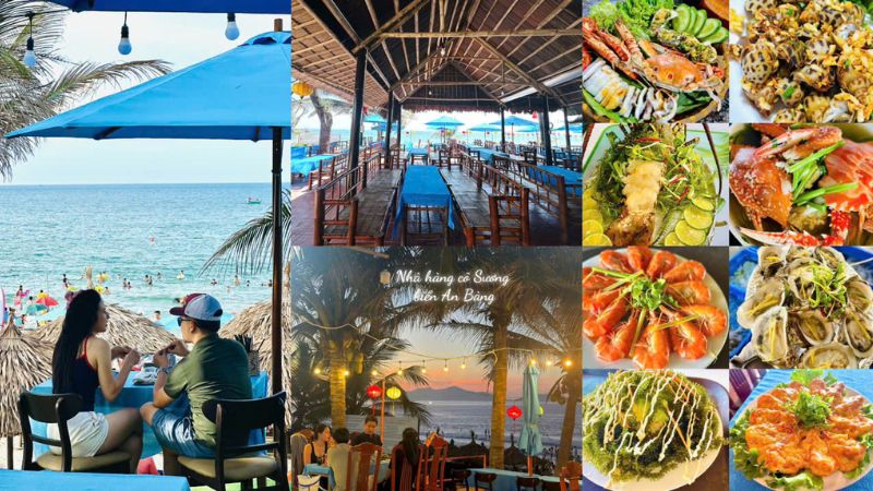 Nhà hàng Sương - một trong những điểm không thể bỏ lỡ khi ghé biển An Bàng, Hội An