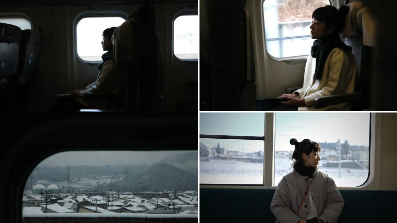 Trải nghiệm đi t&agrave;u Shinkansen v&agrave;o m&ugrave;a đ&ocirc;ng tuyết trắng