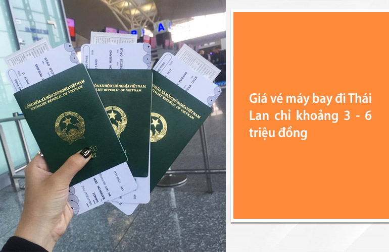 Vé máy bay và hộ chiếu đi Thái Lan