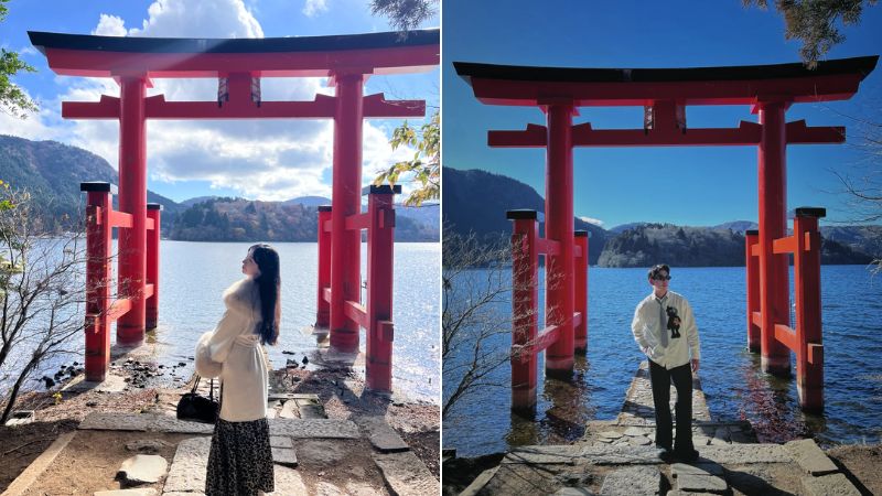 Đền Hakone và cổng Heiwa no Torii