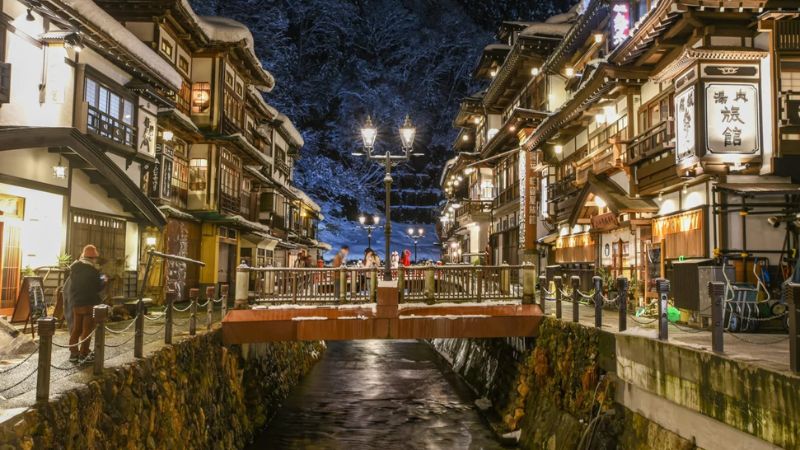 Ginzan Onsen - Ngôi làng mùa đông quyến rũ nhất Nhật Bản
