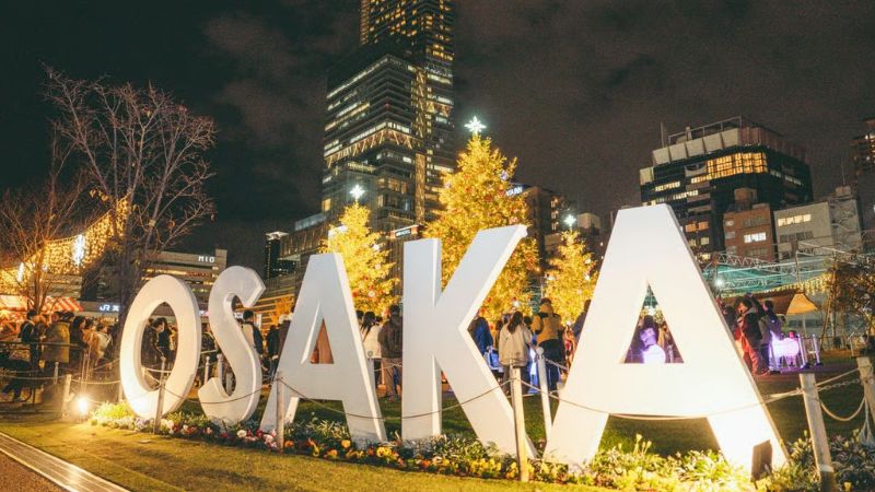Dạo bước Osaka trong dịp gi&aacute;ng sinh