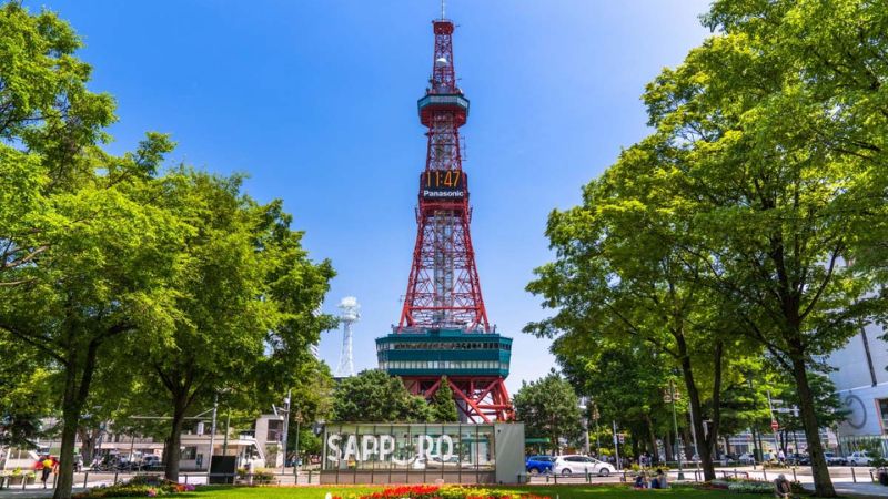Công viên Odori là biểu tượng của Sapporo