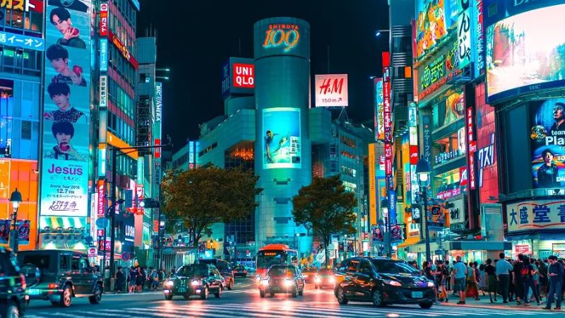 Shibuya Nhật Bản - ngã tư đông đúc bậc nhất trên thế giới