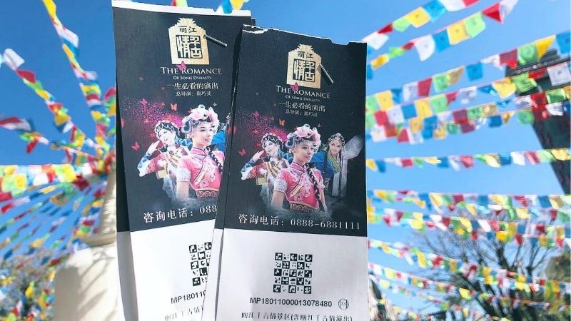 C&aacute;c loại v&eacute; của Thi&ecirc;n Cổ T&igrave;nh Lệ Giang (Ảnh: @jjwangjunjie)