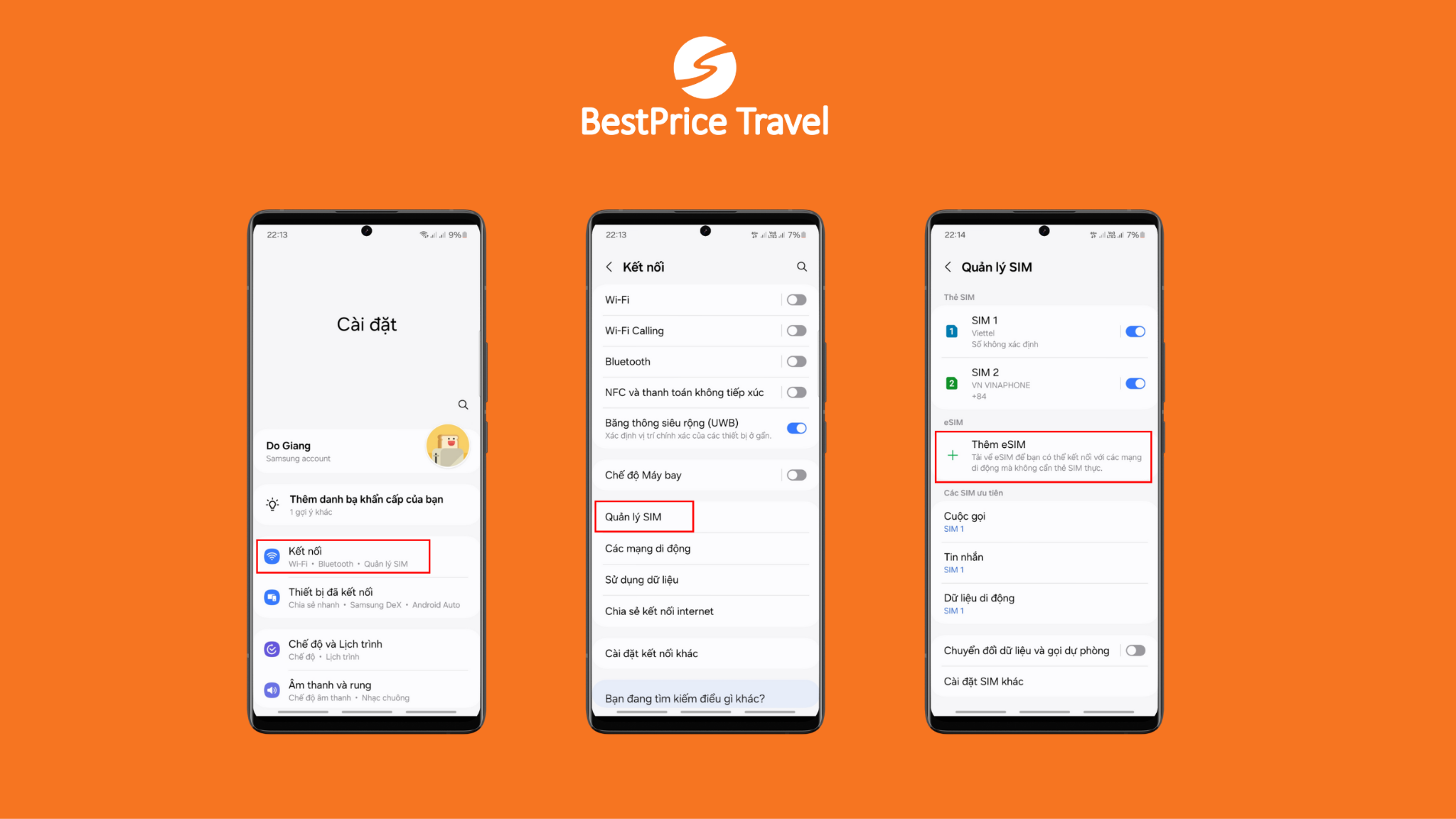 Hướng dẫn kích hoạt eSIM trên hệ điều hành Android