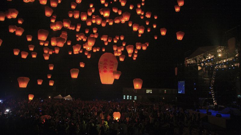 Hướng dẫn thả đèn trời Đài Loan