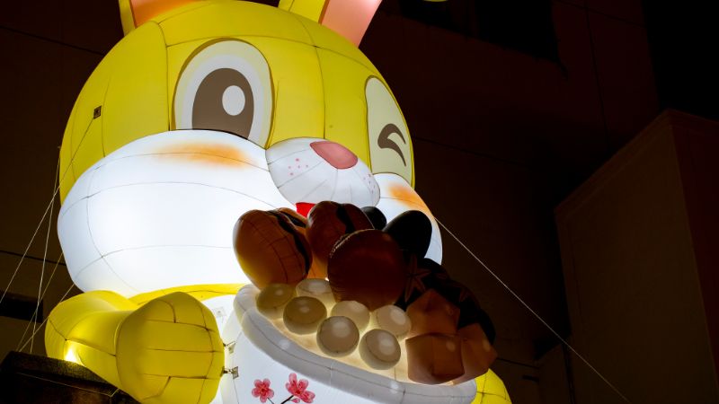 Lễ hội đèn trời Đài Loan tại công viên Đài Trung