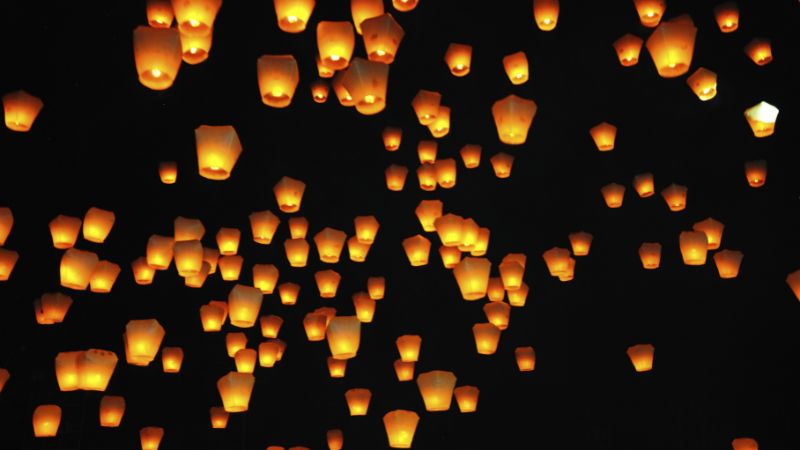 Nguồn gốc của việc thả đèn trời ở Đài Loan