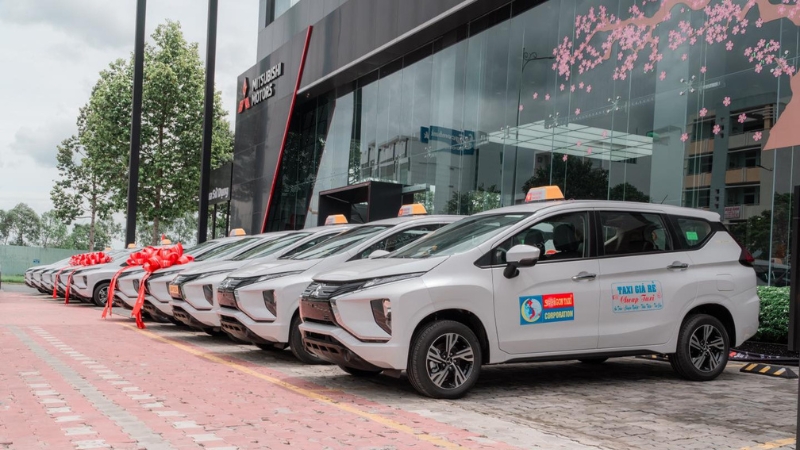 Đội xe đời mới hiện đại của taxi Sài Gòn Corporation