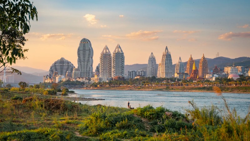 Khung cảnh yên bình bên bờ sông Lan Thương