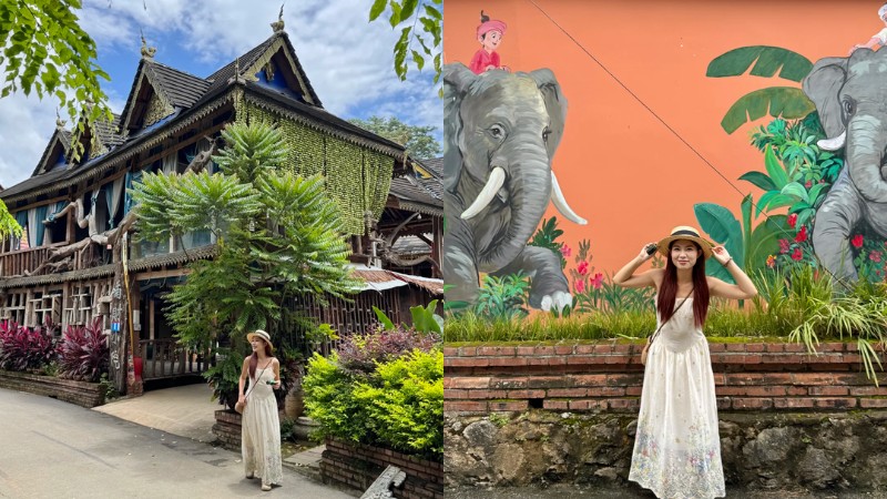 Tham quan làng dân tộc Thái ở Tây Song Bản Nạp