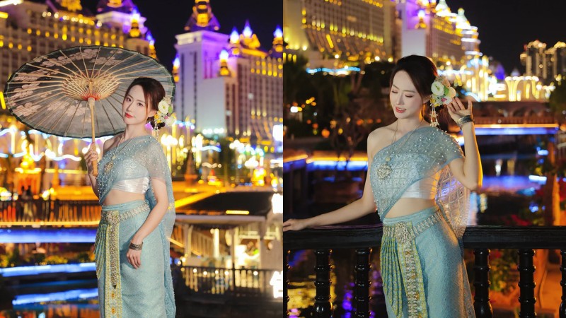 Trải nghiệm check in trang phục truyền thống người Dai