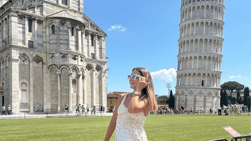 Mùa hè tại tháp nghiêng Pisa Ý