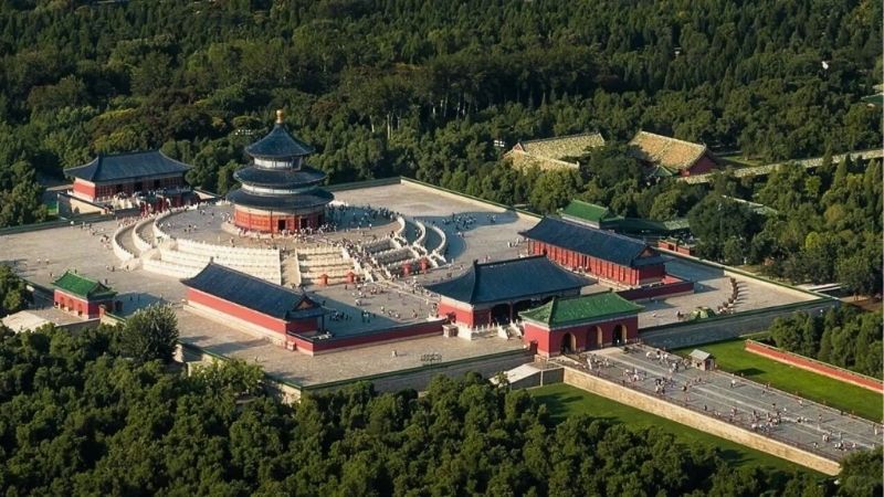  Bố cục tổng thể của Thi&ecirc;n Đ&agrave;n được t&iacute;nh to&aacute;n kỹ lưỡng (Ảnh: @thechinajourney.com)