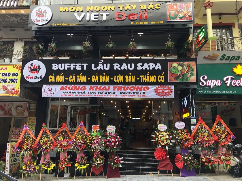 Nhà hàng Viet Deli - quán nướng nổi tiếng bật nhất ở Sapa