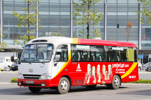 Xe Bus của hãng Vietjet Air
