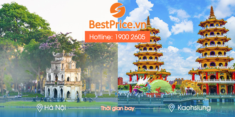 Thời gian bay từ Hà Nội đến Cao Hùng mất bao lâu?