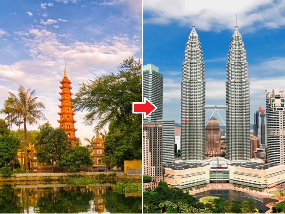 Đặt vé máy bay từ Hà Nội đi Kuala Lumpur