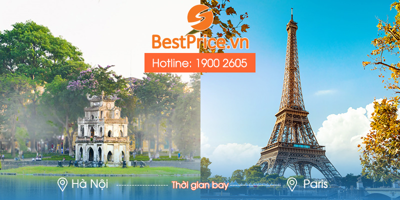 Thời gian bay từ Hà Nội đến Paris mất bao lâu?