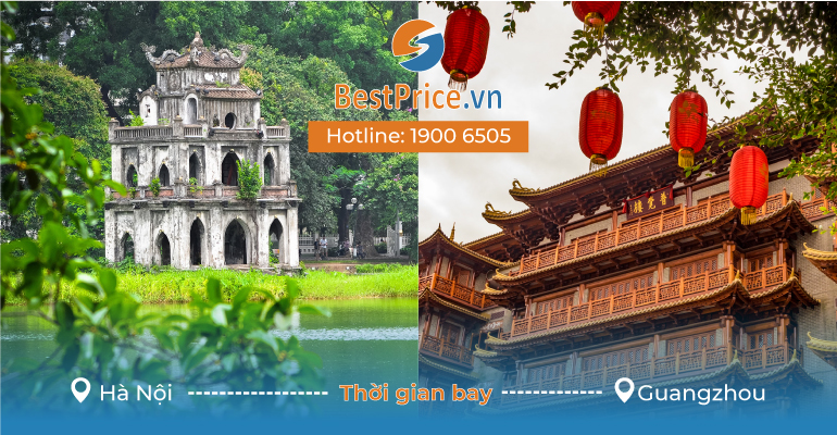 Đặt vé máy bay từ Hà Nội đến Quảng Châu