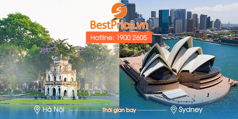 Thời gian bay từ Hà Nội đến Sydney mất bao lâu?