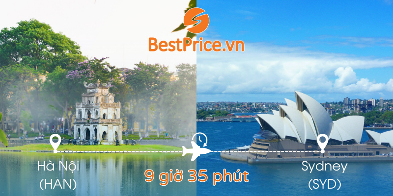 Thời gian bay từ Hà Nội đến Sydney mất bao lâu?