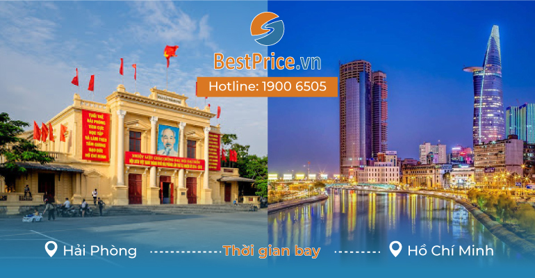 Thời gian bay từ Hải Phòng đến Hồ Chí Minh mất bao lâu?