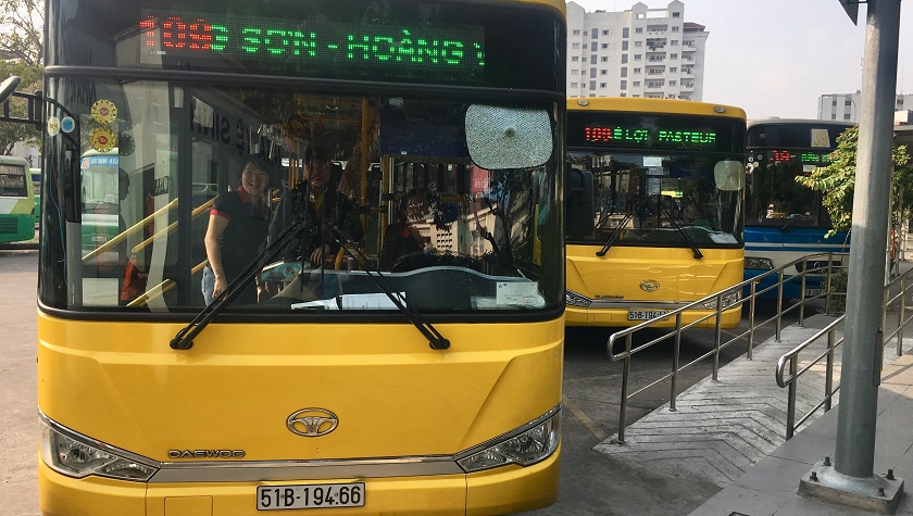 Bus tại sân bay Tân Sơn Nhất
