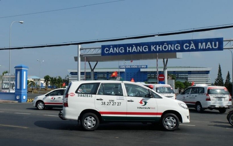 Taxi từ sân bay về trung tâm thành phố Cà Mau