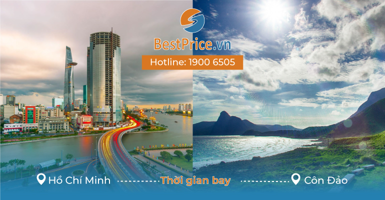 Thời gian bay từ Hồ Chí Minh đến Côn Đảo mất bao lâu?