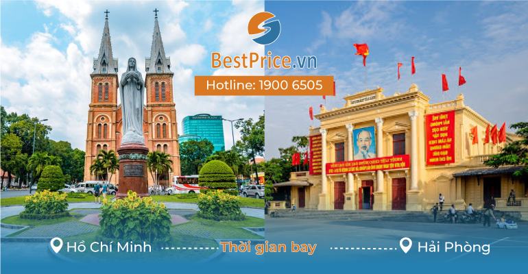 Thời gian bay từ Hồ Chí Minh đến Hải Phòng mất bao lâu?