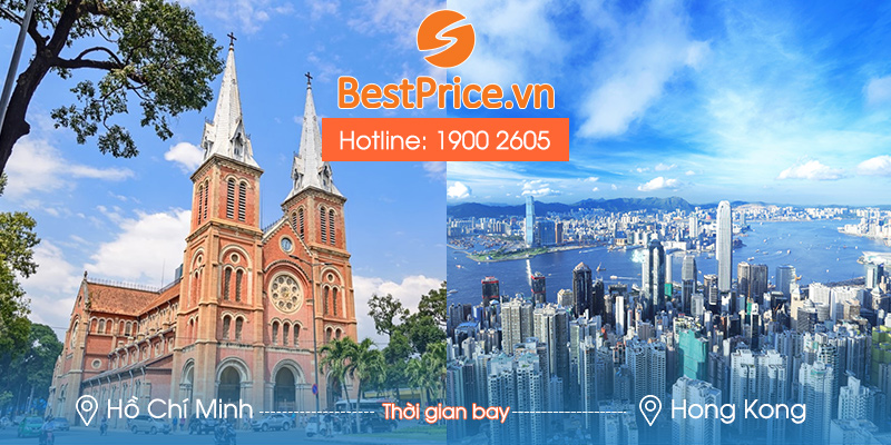 Thời gian bay từ Thành phố Hồ Chí Minh đến Hong Kong