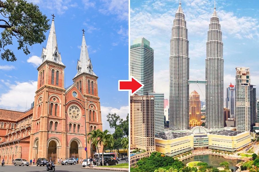 Đặt vé máy bay từ Hồ Chí Minh đi Kuala Lumpur