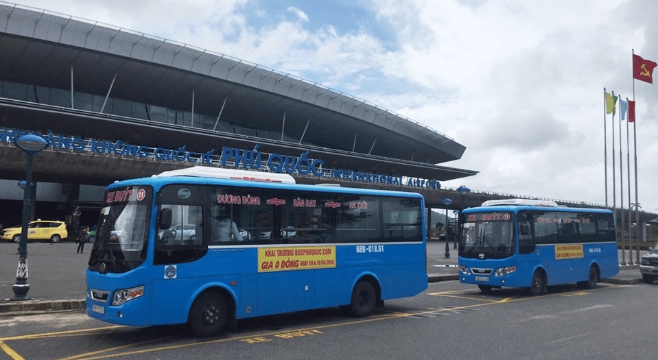 Xe bus tại sân bay Phú Quốc