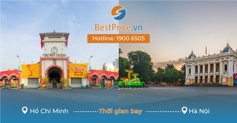 Thời gian bay từ Hồ Chí Minh đến Hà Nội
