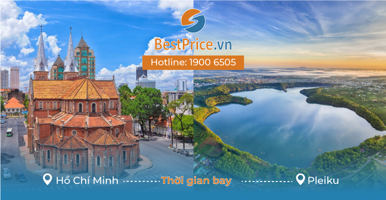 Thời gian bay từ Hồ Chí Minh đến Pleiku mất bao lâu?