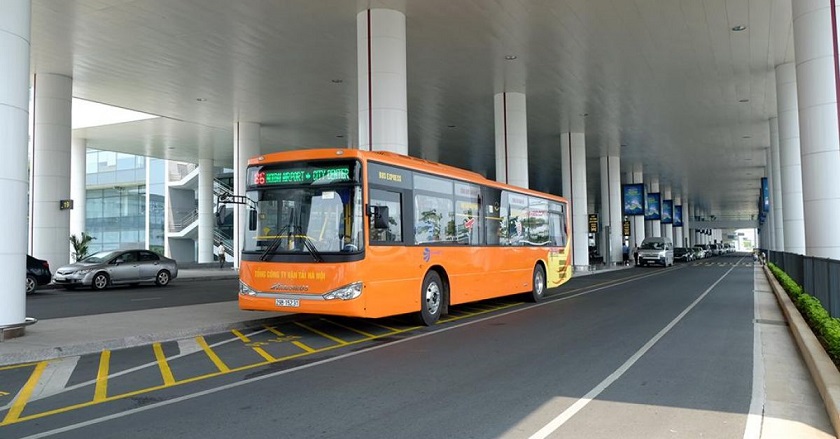 Xe buýt tại sân bay Nội Bài
