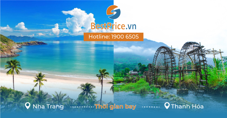 Thời gian bay từ Nha Trang đến Thanh Hóa mất bao lâu?