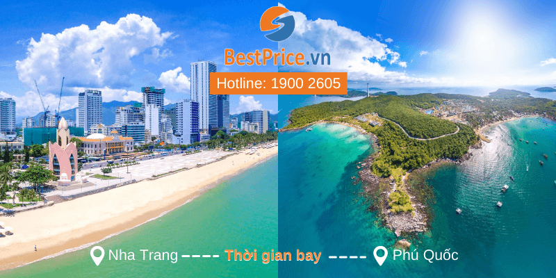 Thời gian bay từ Nha Trang đến Phú Quốc mất bao lâu?
