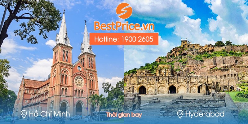Thời gian bay từ Hồ Chí Minh đến Hyderabad