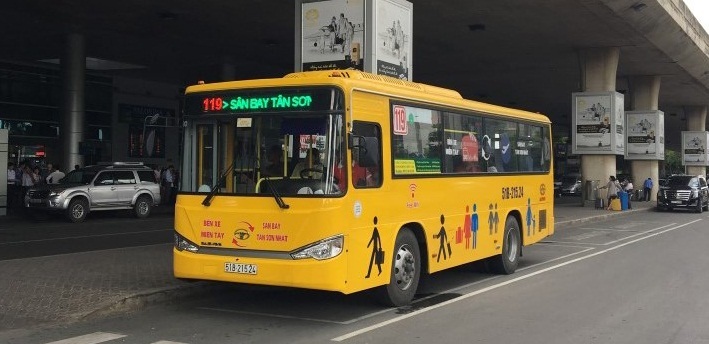 Xe bus từ sân bay Tân Sơn Nhất về trung tâm Taxi