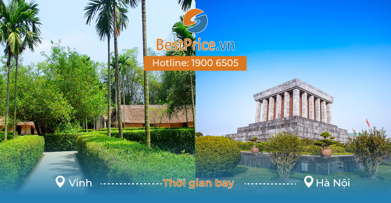 Thời gian bay từ Vinh đến Hà Nội mất bao lâu?