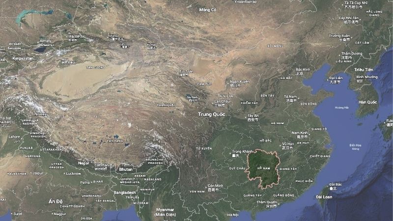 Phượng Ho&agrave;ng Cổ Trấn nằm trong tỉnh Hồ Nam, Trung Quốc