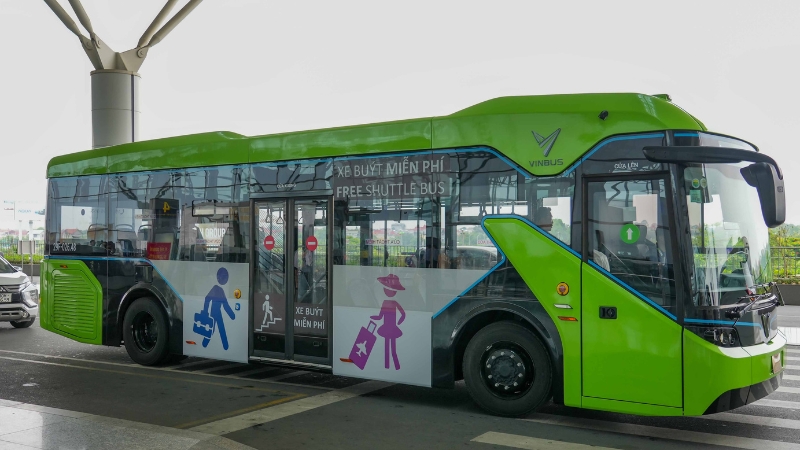 VinBus NIA - Xe bus trung chuyển sân bay Nội Bài miễn phí