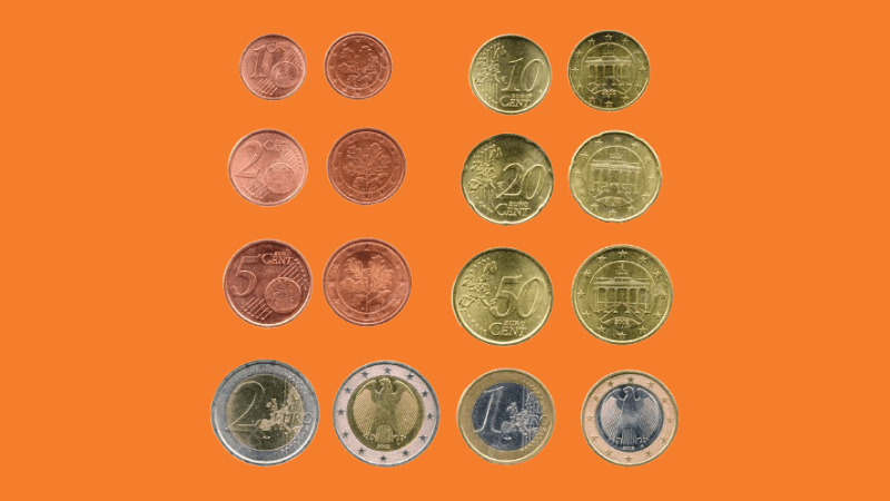 Tiền xu Euro châu Âu