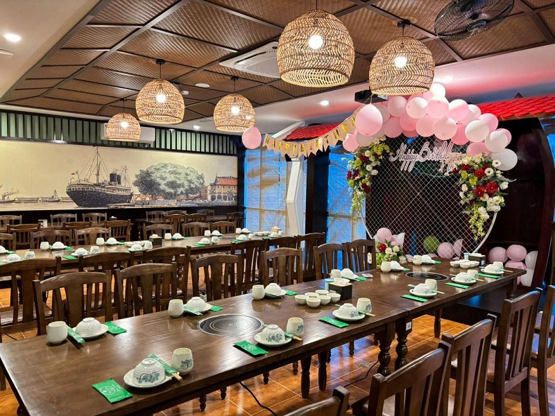 Không gian của nhà hàng Phương Nam